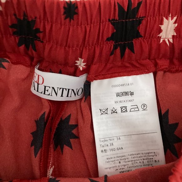 RED Valentino printed silk shorts - Picture 9 of 13